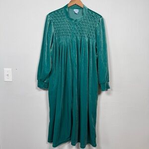 Lane Bryant Vintage Zip House Coat, Sz 1X, Pintuck Pleats, Great Condition